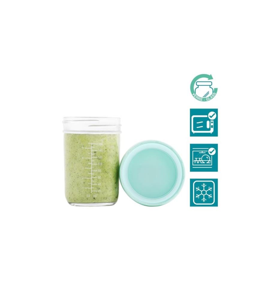BABYMOOV - Récipient pour aliments Babybols multiset 8 pièces incl. livre de recettes