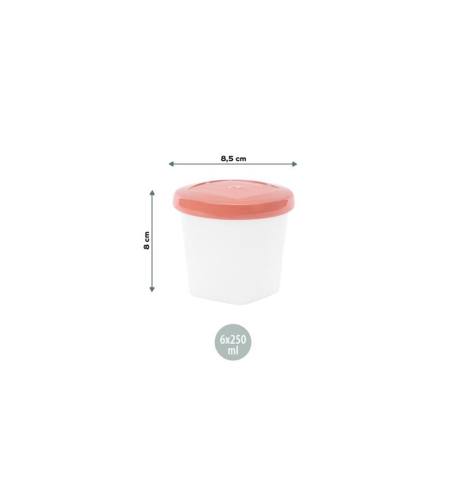 BABYMOOV - Récipient pour aliments Babybols Bio 6 x 250 ml