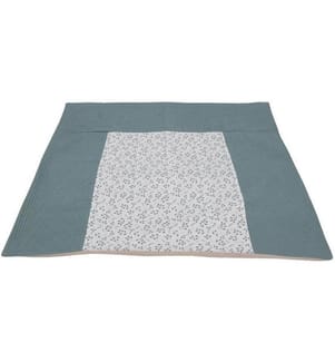 ULLENBOOM - Housse pour matelas à langer Gaufrette Floral Vert 75 x 85 cm