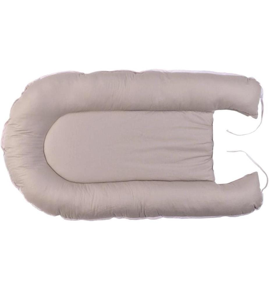 ULLENBOOM - Babynest Waffel Uni Sand 55 x 95 cm