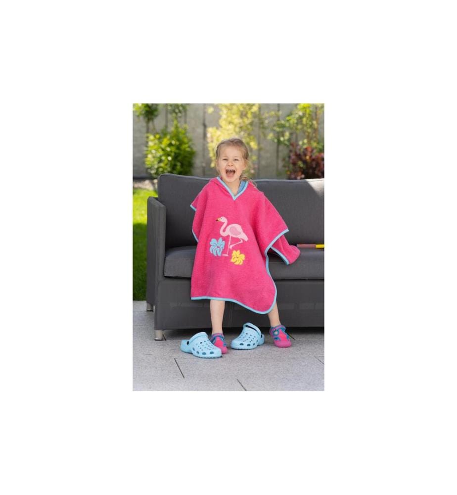 PLAYSHOES - Baby-Poncho Flamingo Pink Gr. S