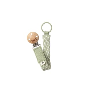 Bibs - Collier de dentition tressé Sage Green/Ivory