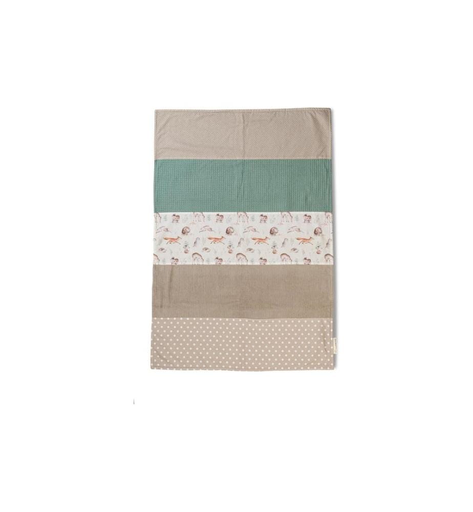 ULLENBOOM - Couverture douillette Amis de la forêt 70 x 100 cm