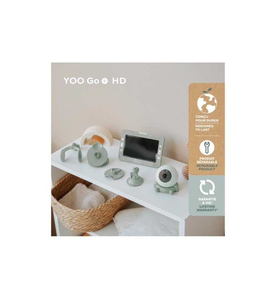 BABYMOOV - Babyphone avec caméra Yoo Go Plus HD Vert
