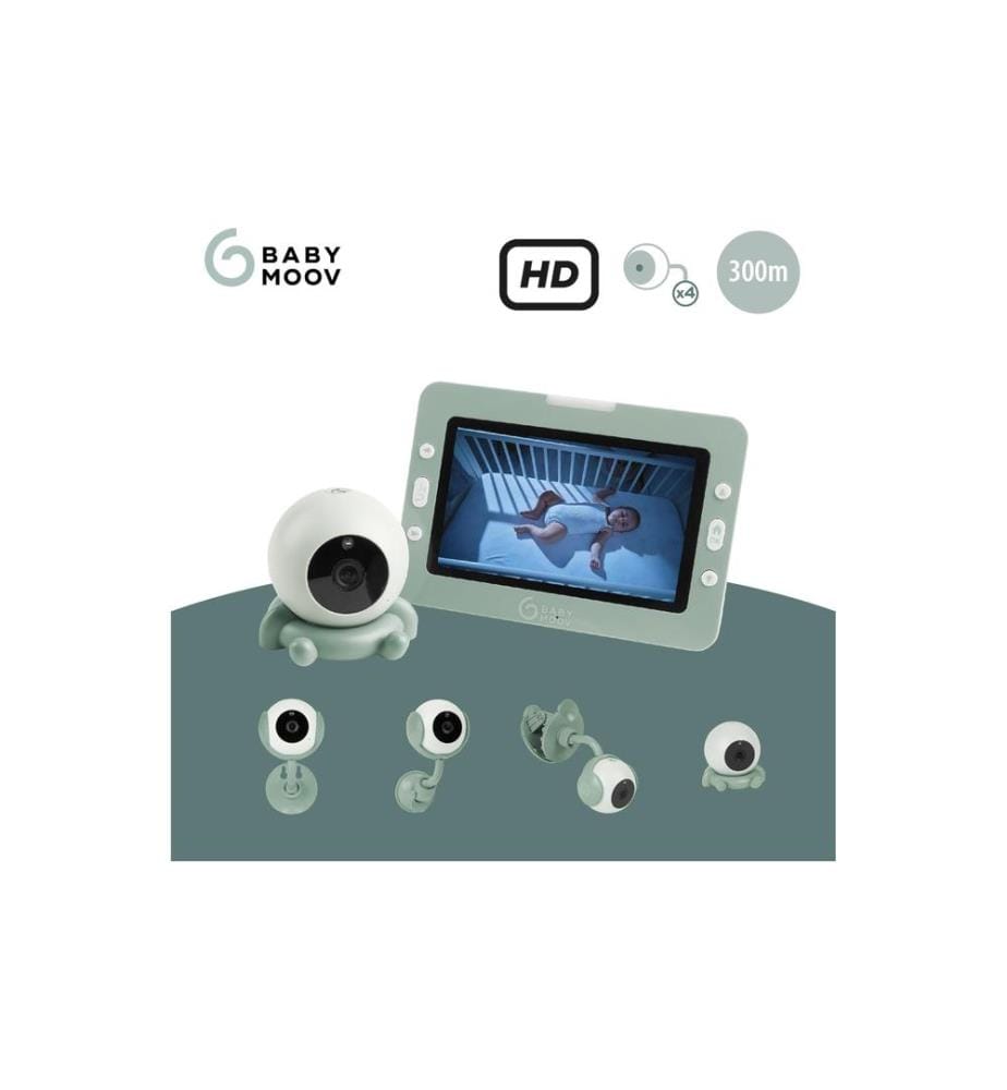 BABYMOOV - Babyphone avec caméra Yoo Go Plus HD Vert