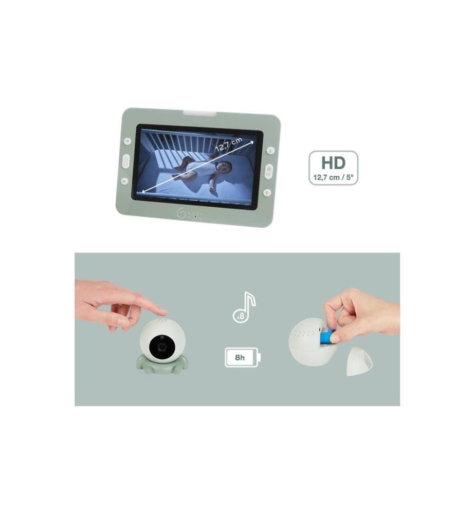BABYMOOV - Babyphone avec caméra Yoo Go Plus HD Vert