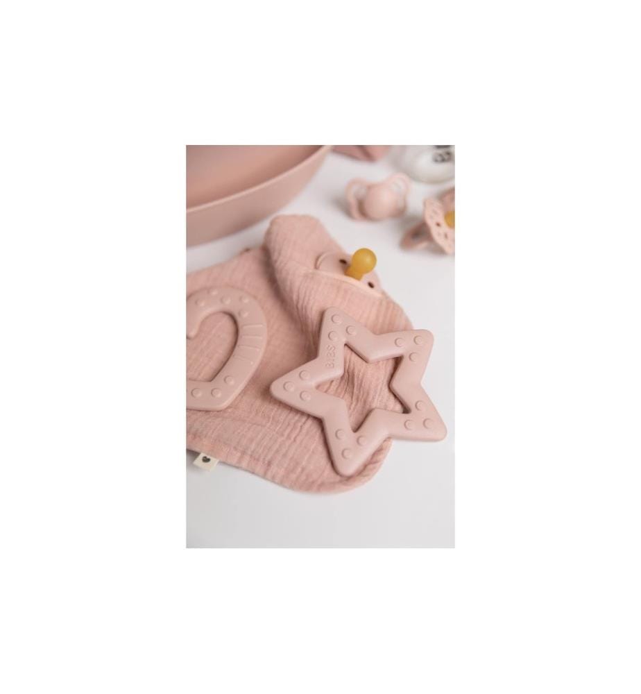 Bibs - Beissring Heart Blush
