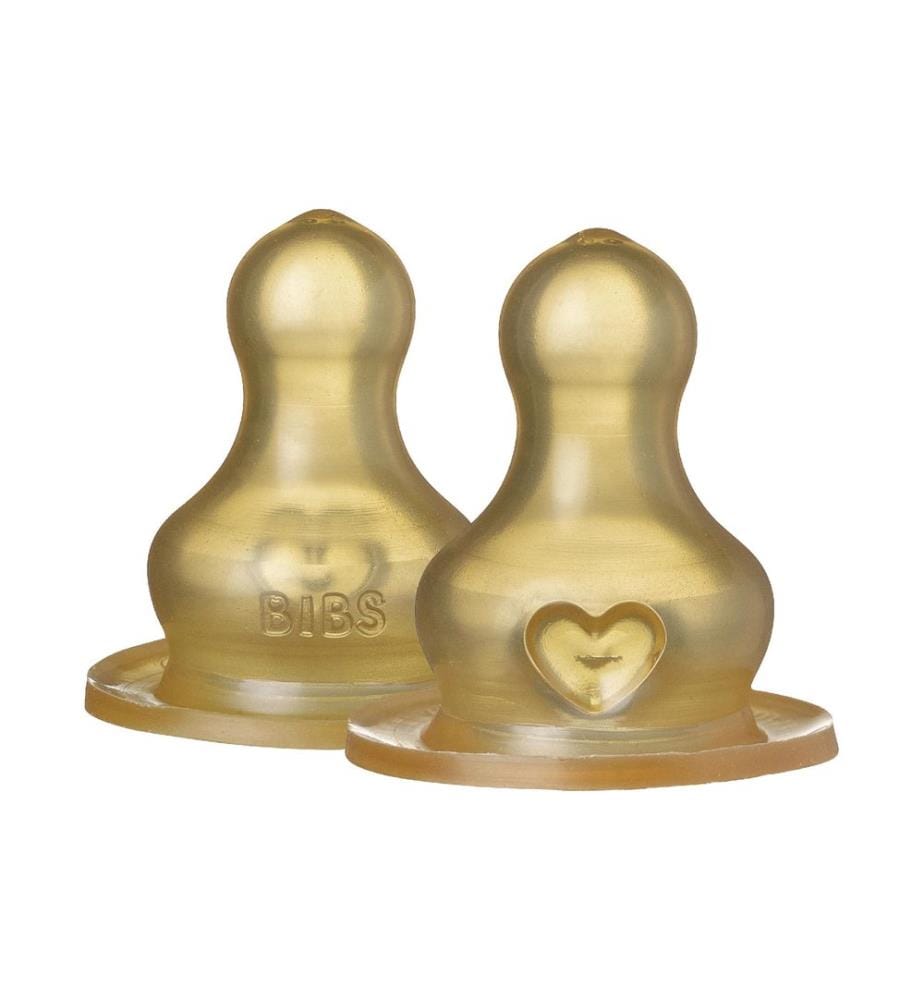 Bibs - Trinksauger Latex Slow Flow 2 Stück