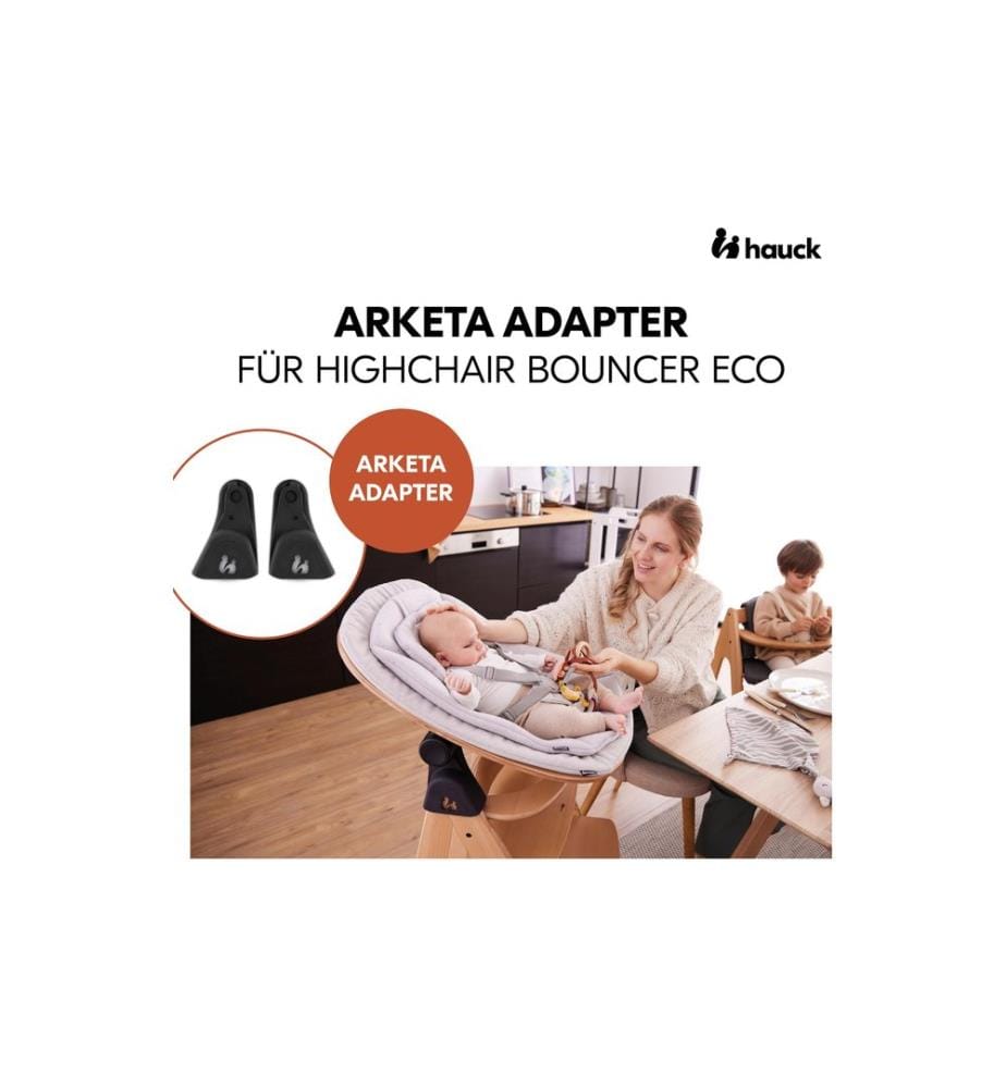 HAUCK - Accessoires pour chaise en bois Adaptateur Arketa Black