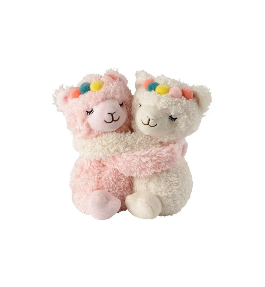 WARMIES - Coussin thermique avec remplissage de lavande Amis câlins lamas