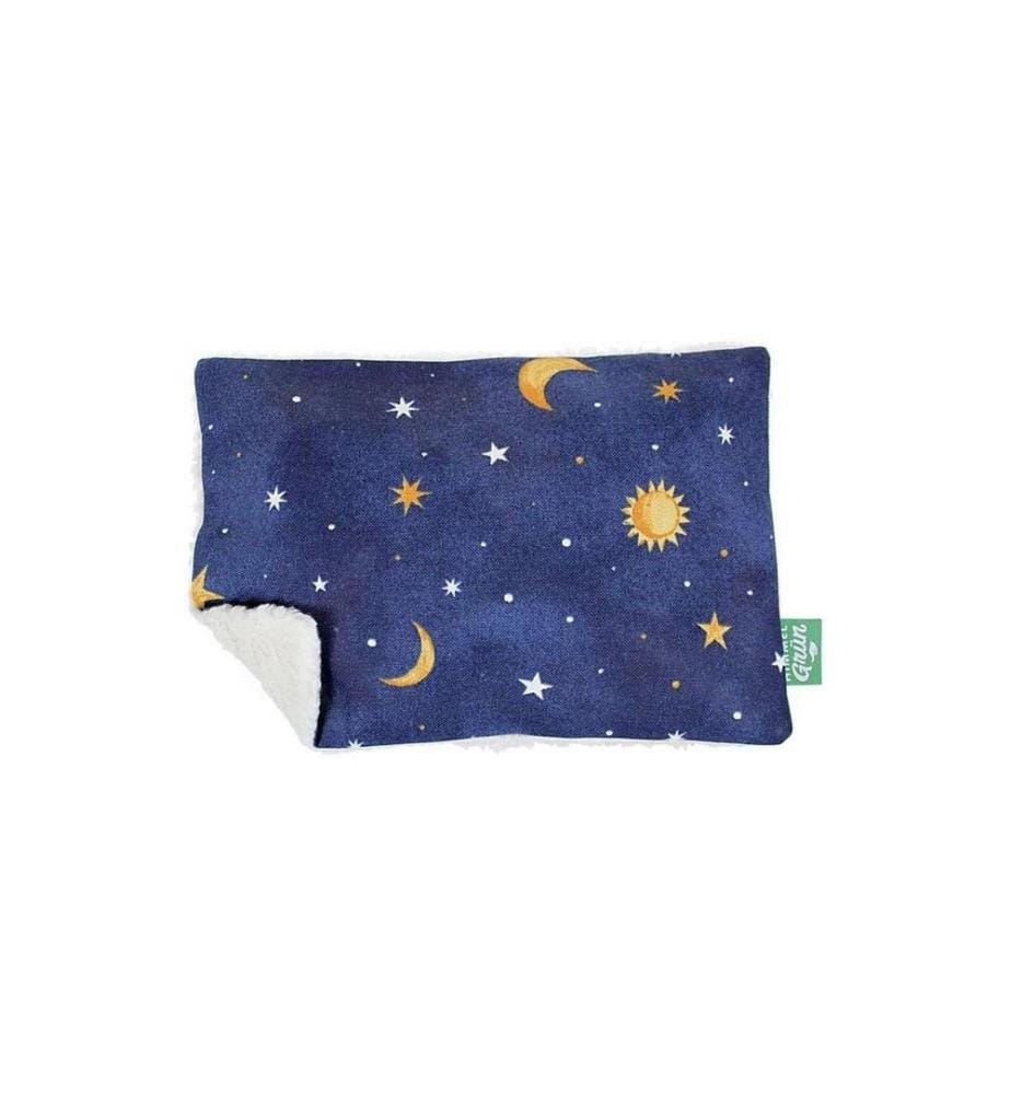 Himmelgrün - Coussin aux noyaux de cerise Ciel étoilé 30 x 20 cm