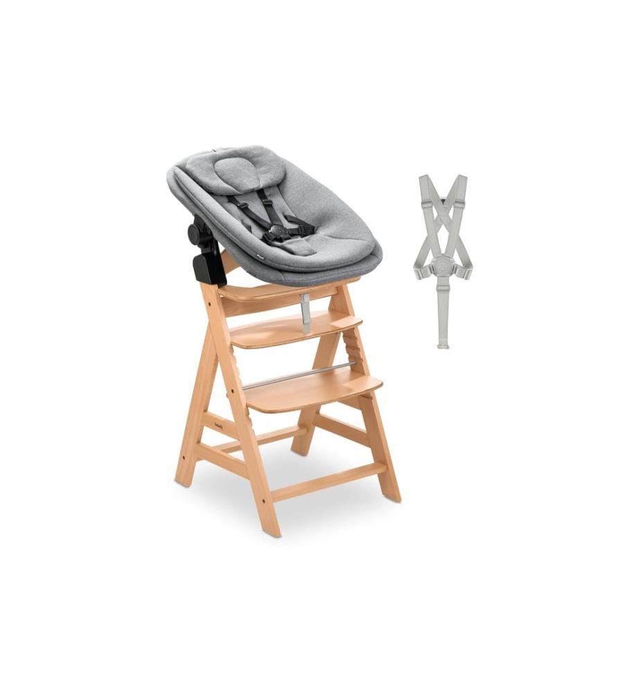 HAUCK - Chaise haute Alpha Newborn Set Pro Gris