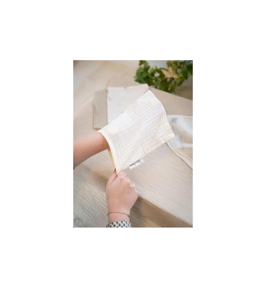 baby's only - Lavettes pour bébé Tender Blanc, 3-Pack
