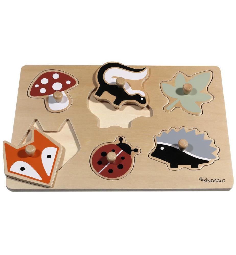 KINDSGUT - Jeux d'emboîtement Puzzle de la forêt