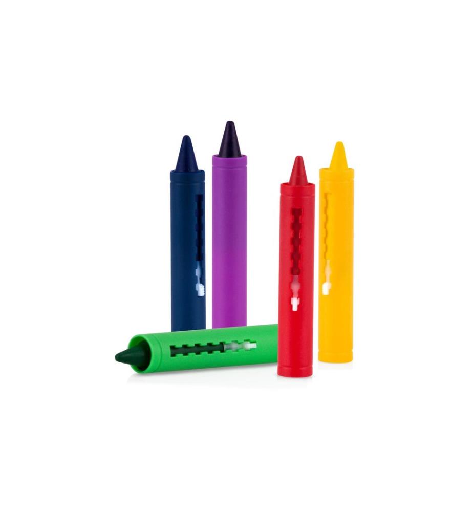 Nuby - Jouet pour le bain Crayons de bain 5 couleurs