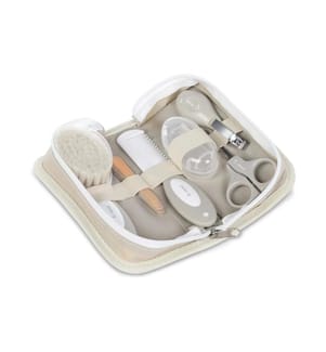 Jané - Set d'hygiène avec trousse de toilette Basic, Sable