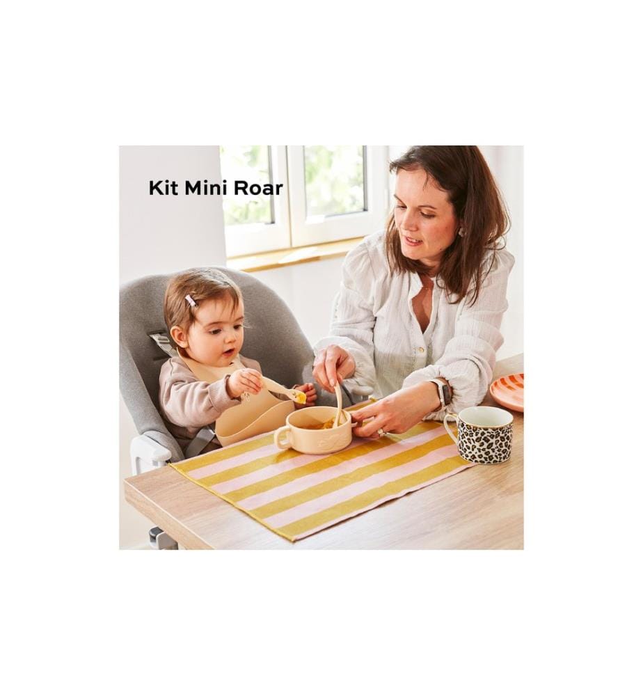 BABYMOOV - Service de table pour enfants Mini Roar Beige