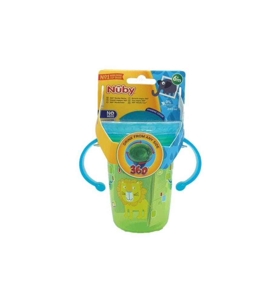 Nuby - Kindertasse Trinktasse Wonder Cup, 240 ml