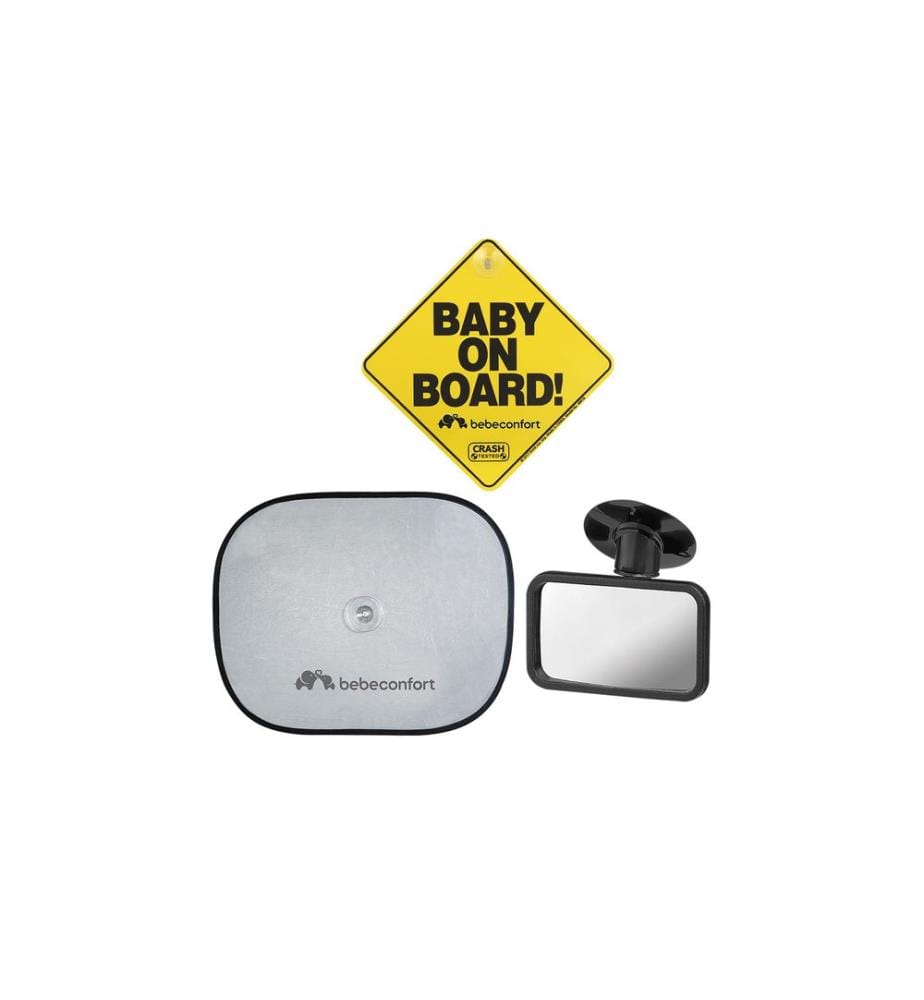 Bebeconfort Trafel Safety Set 4-teilig, mit Sonnenschutz und Spiegel
