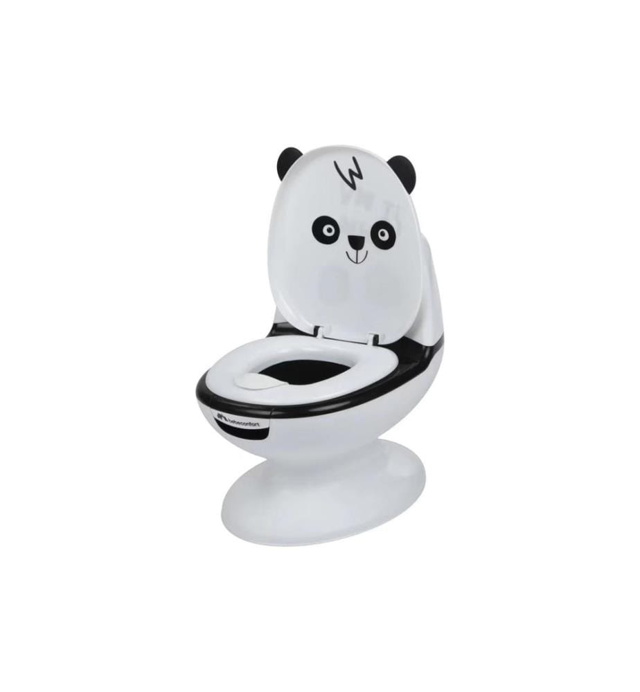Bebeconfort Mini-Toilette mit Spülgeräusch Schwarz Weiss