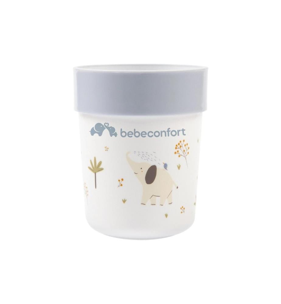 Bebeconfort Trinkbecher Rutschfester Kunststoff Weiss Gelb Blau Rosa