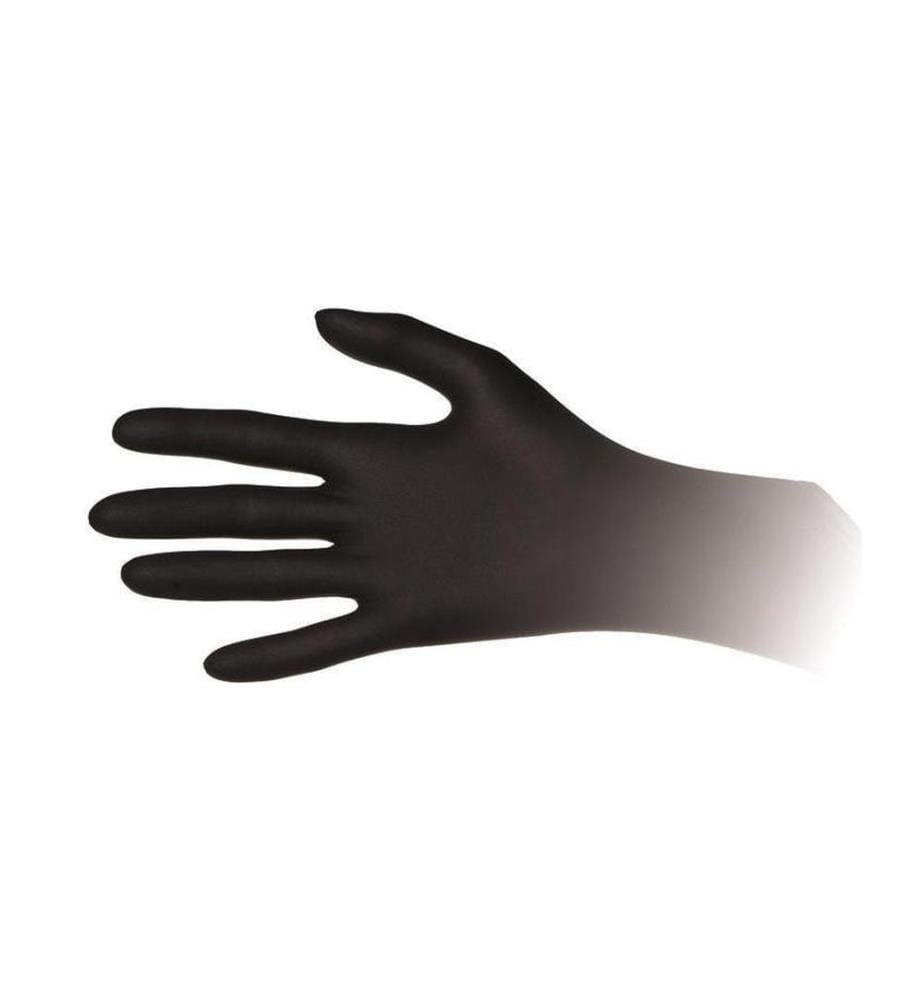 SECONDSKIN - Einweghandschuh Nitril L, Schwarz, 100 Stück