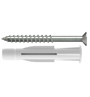 TOX-DÜBEL - Chevilles à usage multiple Trika 5x31 mm, incl.vis 10 Pièce/s