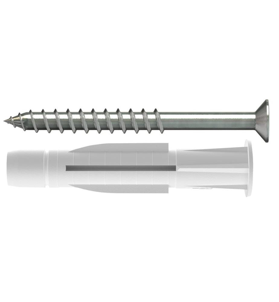 TOX-DÜBEL - Chevilles à usage multiple Trika 6x36 mm, incl.vis 10 Pièce/s