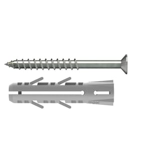 TOX-DÜBEL - Cheville à expansion Barracuda 6x30 mm, incl. vis 12 Pièce/s