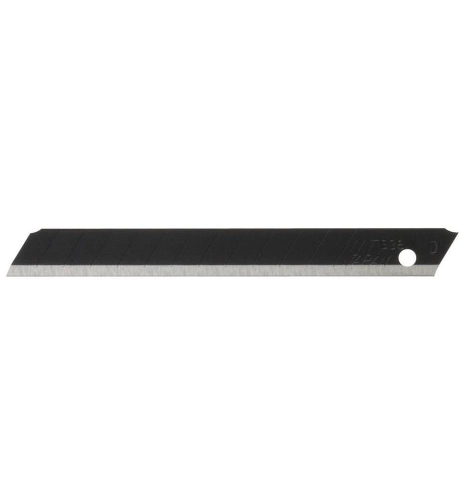NT CUTTER - Ersatzklinge BA-13P 9 mm, Schwarz, 10 Stück