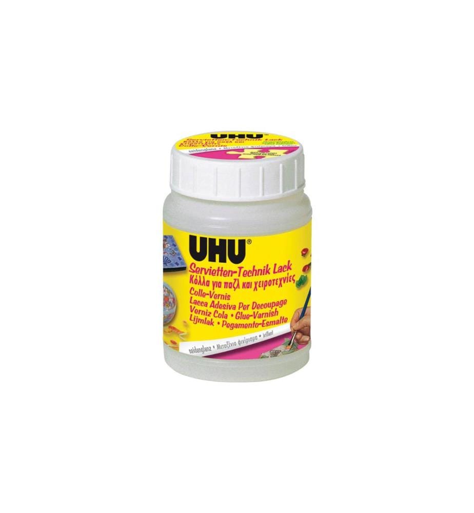 UHU - Servietten-Lack & Kleber Glänzend, 150 ml
