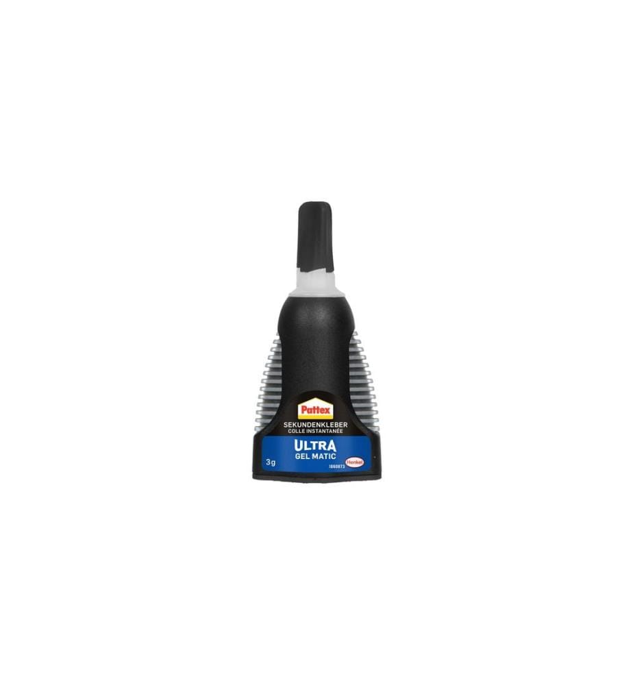 Pattex - Colle instantanée Ultra Gel Matic 1 x 3 g, Transparent
