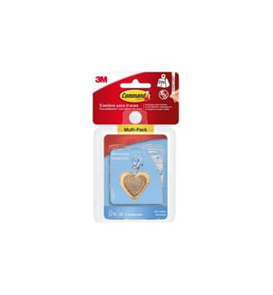 COMMAND - COMMAND - Mini-Haken Tragkraft 225g transparent