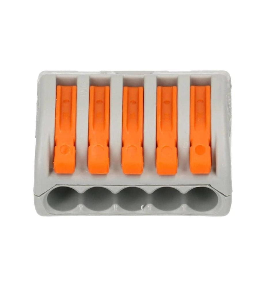 WAGO - Borne de connexion WAGO - Klemme 5L 5-fach, 4 Pièce/s
