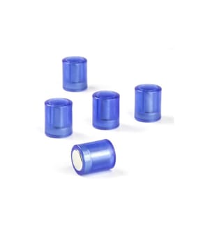 SUPERMAGNETE - Aimant Cylindrique 5 Pièce/s, Bleu/Transparent