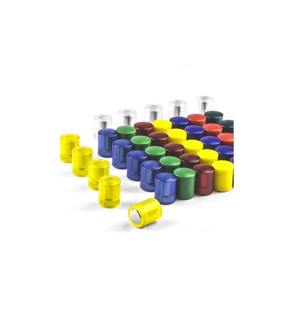 SUPERMAGNETE - Aimant Cylindrique 5 Pièce/s, Transparent