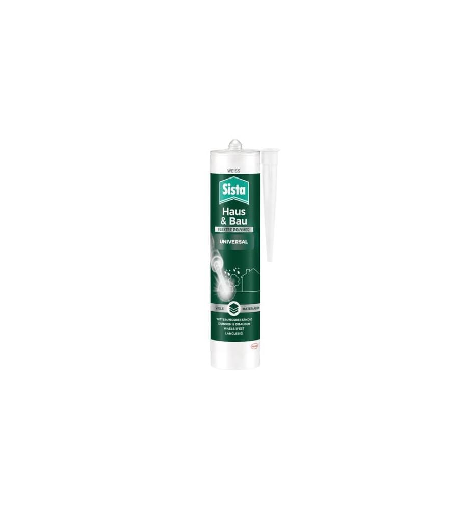 SISTA - Mastic Maison & Construction Universal Blanc, 280 ml