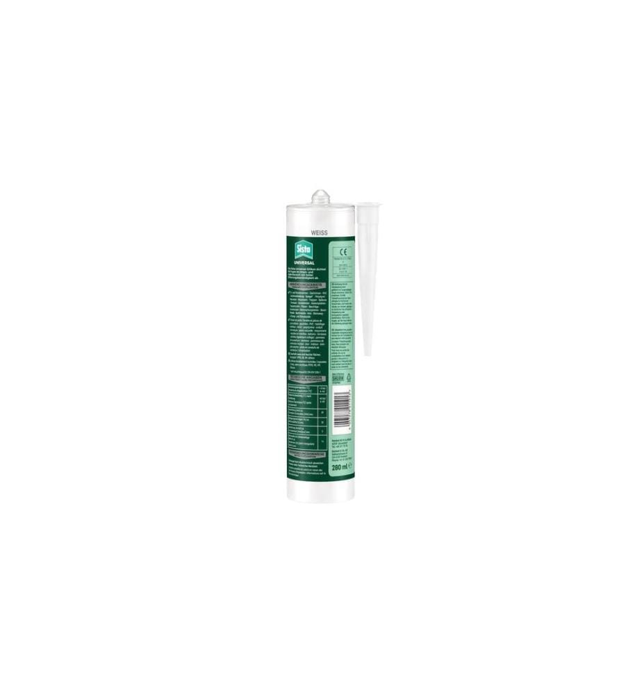 SISTA - Mastic Maison & Construction Universal Blanc, 280 ml