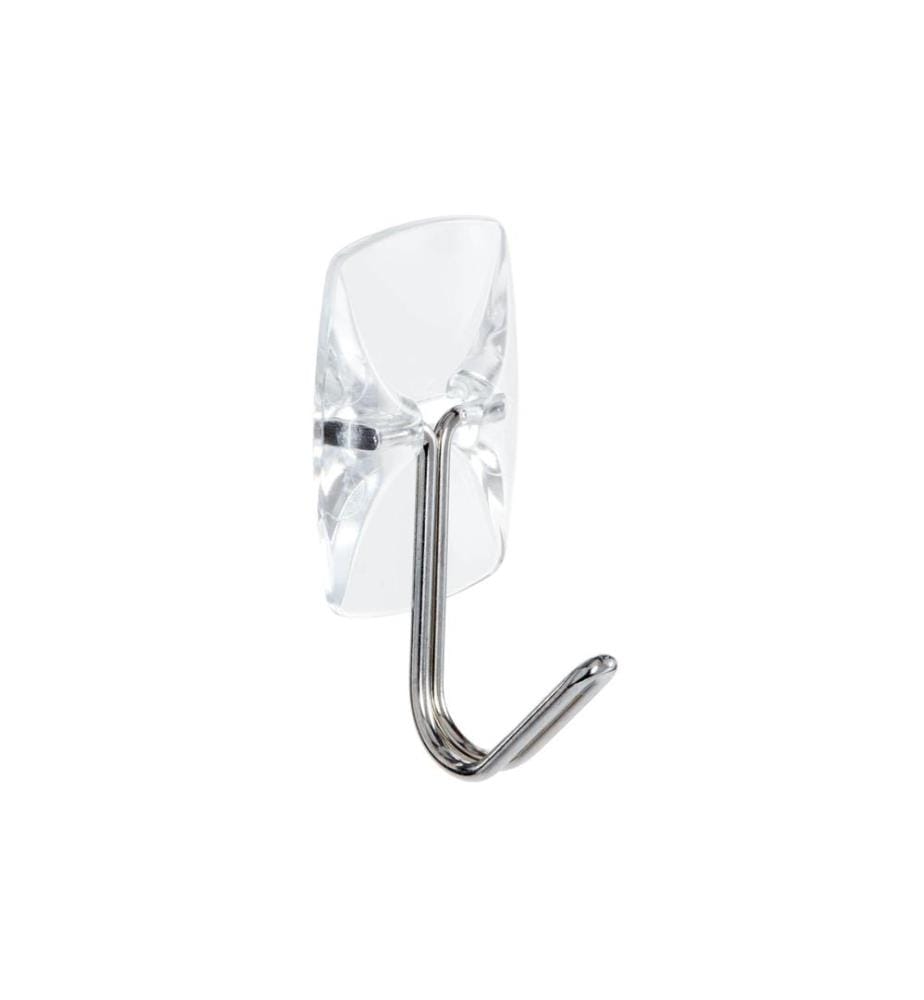 COMMAND - Crochet adhésif 0.225 kg, Transparent, 5 pièces