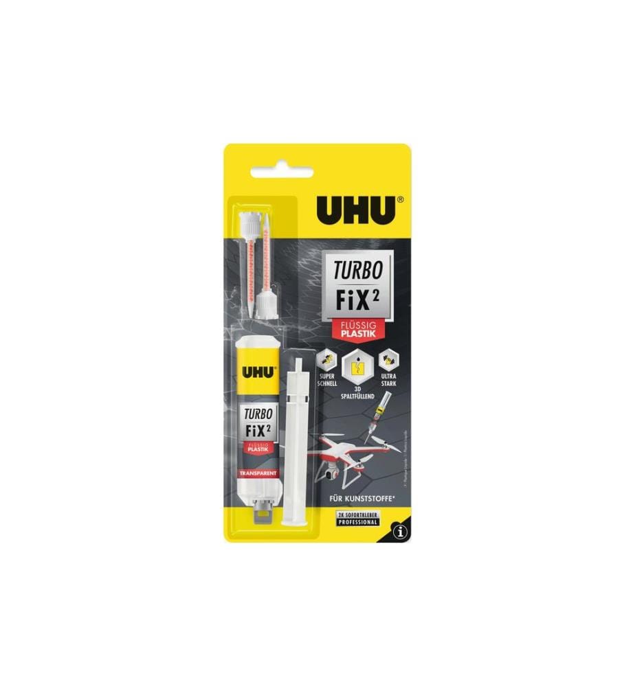 UHU - Zweikomponentenkleber Turbo Fix² Plastik