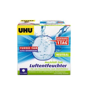 UHU - Déshumidificateur Airmax Tablette de recharge 100 g, 2 pièces