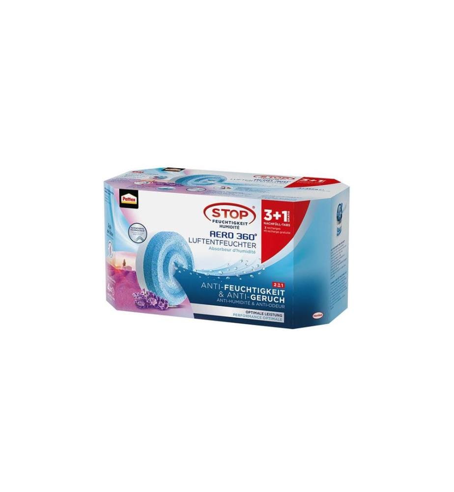 Pattex - Pattex - AERO 360° Nachfülltabs Lavendel, 4 x 450 g