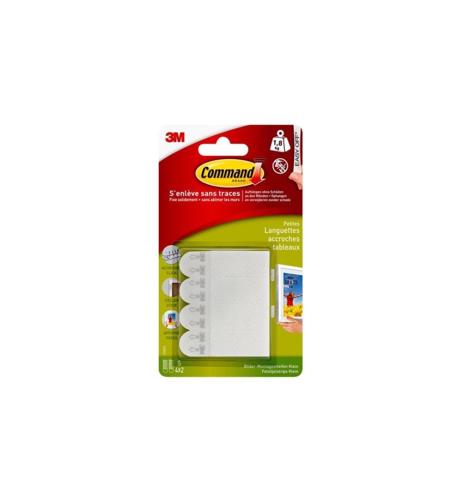 COMMAND - Klebepad COMMAND - S 1.8 kg, Weiss, 4 Set
