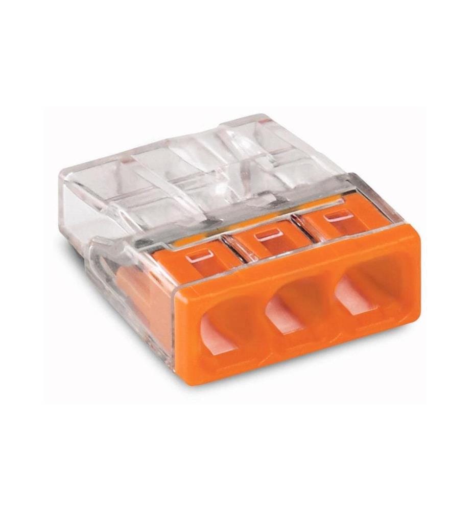 WAGO - Borne à fiche Contact COMPACT  3-fach, 100 Pièce/s