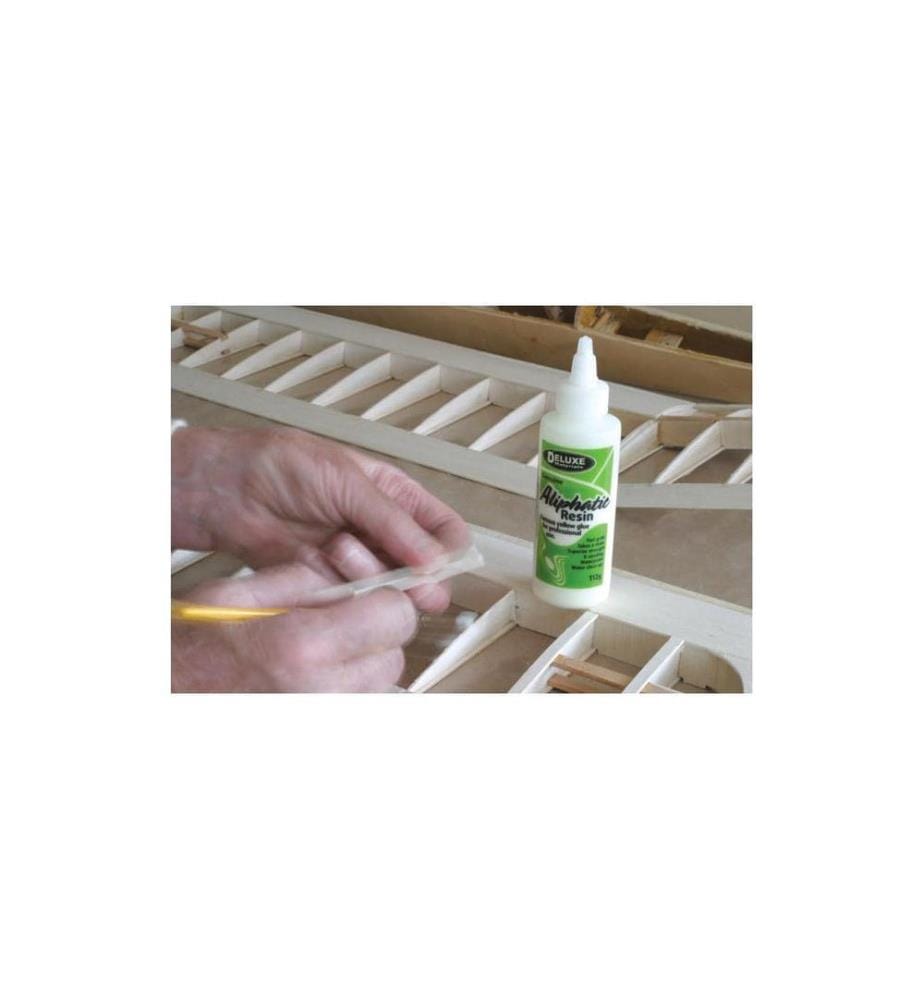DELUXE MATERIALS - Colle pour modélisme Aliphatic Resin 500 g, Jaune