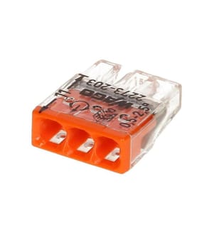 WAGO - Borne à fiche Contact COMPACT 3 fois, 10 pièces