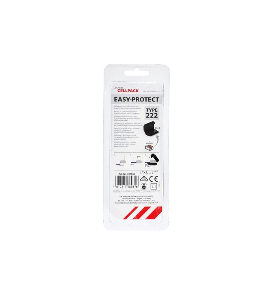 CELLPACK AG - Boîte gel 222, IPx8, avec bornes Wago Compact
