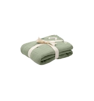 Bibs - Serviette en gaze Sage Green 120 x 120 cm