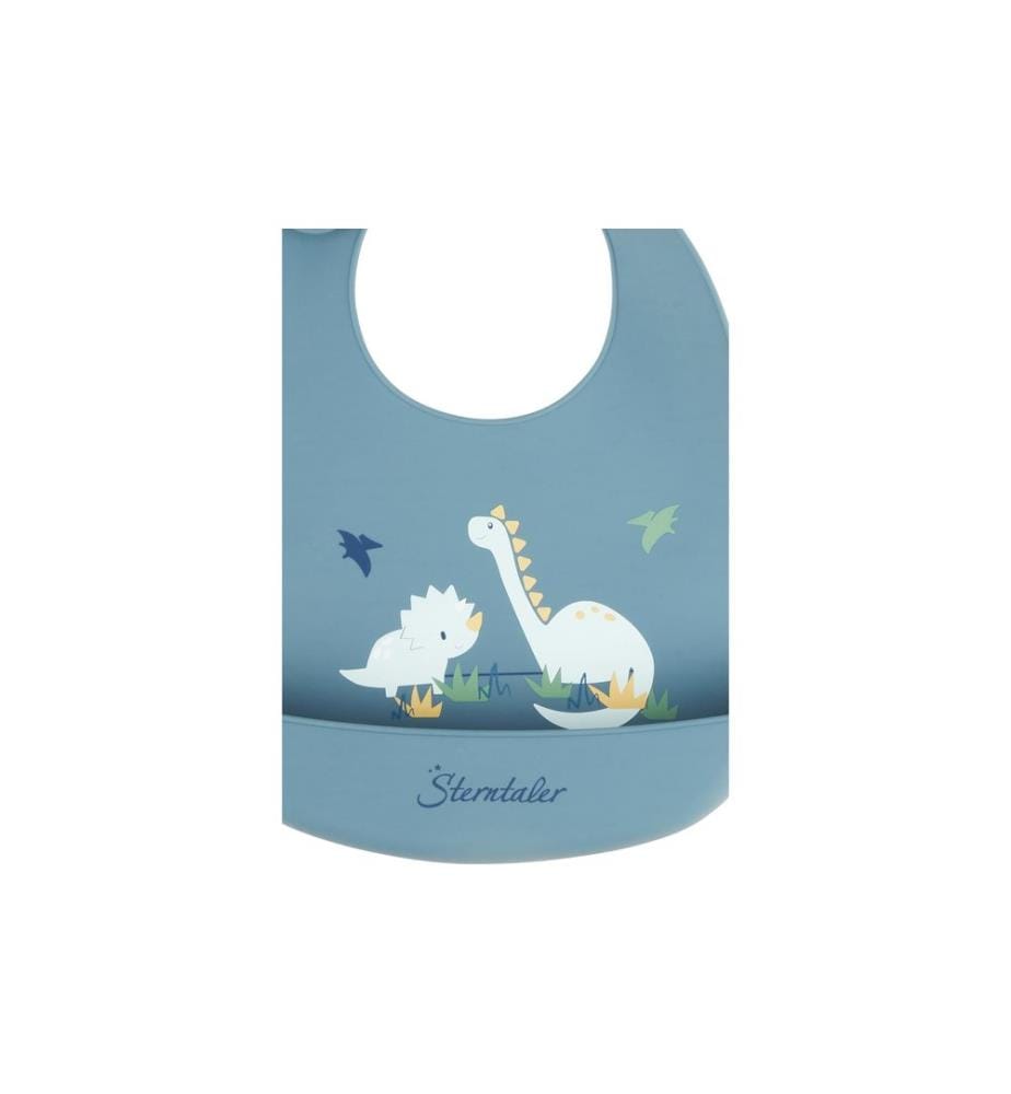 STERNTALER - Lätzchen Silikon Dino Rexi 32 x 24 cm