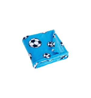 PLAYSHOES - Kuscheldecke Fussball 75 x 100 cm